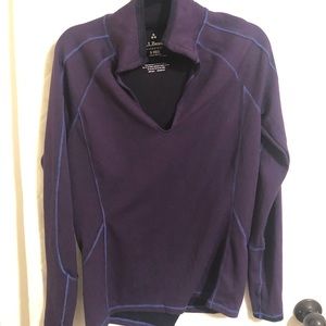 LL Bean Pull Over Light Sweater Purple SMALL